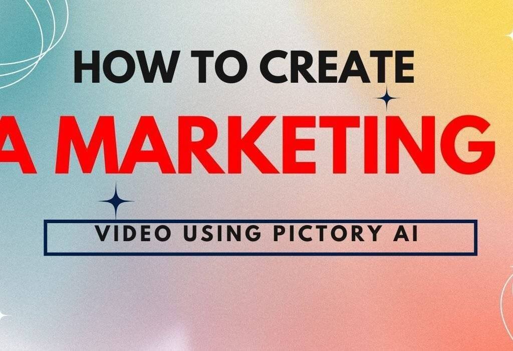 How to create a marketing video using Pictory AI?
